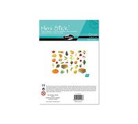 MY MANDARINE AE016O - GOMMETTES Mimi'Stick - 12 planches 21x16 cm - FRUITS ET LEGUMES (408 stickers)