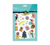 MY MANDARINE AE032O -GOMMETTES Baby - 6 planches 14,8 x 21 cm - À parti de 2 ans - NOËL (105 stickers)