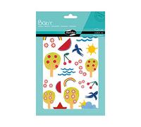 MY MANDARINE AE034O -GOMMETTES Baby - 6 planches 14,8 x 21 cm - À parti de 2 ans - SAISONS (132 stickers)
