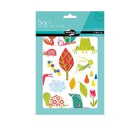 Maildor Gommettes MY MANDARINE AE036O, Baby, 6 planches 14,8×21 cm, 99 stickers, Jardin