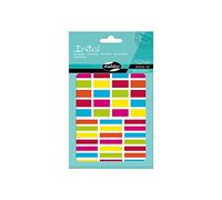 Maildor Gommettes MY MANDARINE AE044O – Initial, 4 planches 10,5×16 cm, 196 stickers