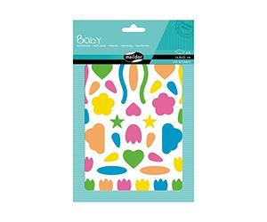 MY MANDARINE AE049O -GOMMETTES Baby - 6 planches 14,8 x 21 cm - À parti de 2 ans - MULTIFORMES FLUO (282 stickers)