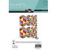 MY MANDARINE AE119O - GOMMETTES GÉOMÉTRIQUES - 20 planches 16x21 cm - TRIANGLES (3360 stickers)