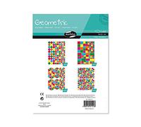 MY MANDARINE AE121O - GOMMETTES GÉOMÉTRIQUES - 60 planches 16x21 cm - ASSORTI (7 920 stickers)