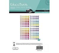 MY MANDARINE AE122O - GOMMETTES EDUCATIVES - 20 planches 16x21 cm - APPRÉCIATIONS (3 360 stickers)