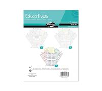 MY MANDARINE AE123O - GOMMETTES EDUCATIVES - 20 planches 16x21 cm - ALPHABET (1 600 stickers)