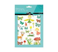 MY MANDARINE AE137O - GOMMETTES Dreamy - 6 planches 14,8x21cm - FÉES (126 stickers)