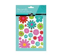 MY MANDARINE AE143C Decoraty 6 planches 180 gommettes Fleurs