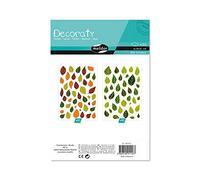 MY MANDARINE AE157C - GOMMETTES Decoraty - 20 planches 21x14,8 cm - FEUILLES (830 stickers)