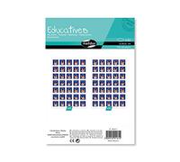 MY MANDARINE AE161C - GOMMETTES EDUCATIVES - 20 planches 16x21 cm - BONS POINTS (700 stickers)