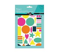 MY MANDARINE AE168C -GOMMETTES Baby - 6 planches 14,8 x 21 cm - À parti de 2 ans - FORMES GÉANTES (186 stickers)