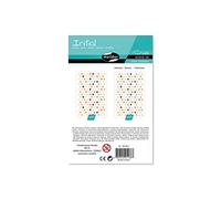 MY MANDARINE AE186C - GOMMETTES Initial - 20 planches 10,5x16 cm - Stickers MÉTALLIC PASTEL - ETOILES (3240 stickers)