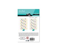Maildor AE187C - Un sachet de gommettes Initial 20 planches 10,5X16 cm, Mini-coeurs métals et pastels (2 720 stickers)