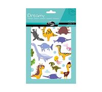 MY MANDARINE AE205C - GOMMETTES Dreamy - 6 planches 14,8x21cm - DINOSAURES (150 stickers)