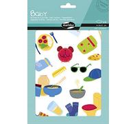 Maildor AE229C -GOMMETTES Baby - 6 planches 14,8 x 21 cm - À parti de 2 ans - ROUTINES DE LA JOURNÉE (192 stickers)