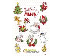 MY MANDARINE CC071C Tatoo'Mania 12 tattoos Noël 5ans+