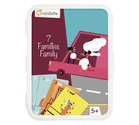 Avenue Mandarine CO101O - Un jeu des 7 familles de 42 cartes en boite plastique refermable - MOYENS DE TRANSPORT