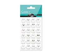 MY MANDARINE CY039O - GOMMETTES 3D Cooky - 1 planche 12x8 cm - 24 stickers - FANTOMES