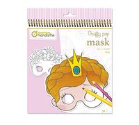 MY MANDARINE GY021O - Un carnet de coloriage Graffy pop mask de 24 masques pré-découpés - À partir de 5 ans - FILLE