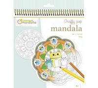 MY MANDARINE GY030O - Un carnet de coloriage Graffy pop 36 pages - Mandalas pré-découpées - À partir de 6 ans - ANIMAUX