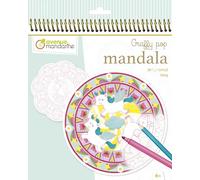 Avenue Mandarine – Carnet de coloriage GY071C Graffy Pop, 36p., Mandalas pré-découpées – Magie