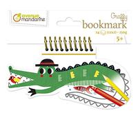 MY MANDARINE GY116C - Un carnet de coloriage Graffy Bookmark - 24 marques-pages - À partir de 5 ans - CROCODILE
