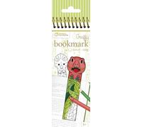 MY MANDARINE GY145C - Un carnet de coloriage Graffy Bookmark - 24 marques-pages - À partir de 5 ans - DINOSAURES