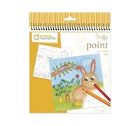 MY MANDARINE GY153C - Un Carnet de Coloriage à Point 24 pages - À partir de 5 ans - FERME