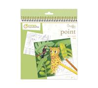 MY MANDARINE GY154C Coloriage à point 24p Jungle 7ans+