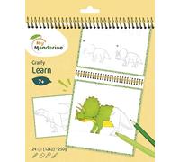 MY MANDARINE GY168C - Un carnet de coloriage Graffy Learn pour apprendre à dessiner - 24 dessins 250g - A partir de 7 ans - MOYENS DE TRANSPORTS
