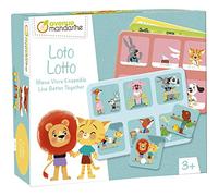 My Mandarine JE526C - Une Boite éducative de 4 Planches + 24 jetons - À partir de 3 Ans - Loto Mieux Vivre Ensemble