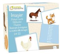 MY MANDARINE JE533C - un jeu éducatif de 24 cartes multilingues (10 langues) - À partir de 2 ans - IMAGIER Vêtements