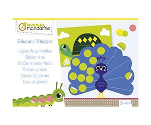 MY MANDARINE KC101C Educativ' Stickers Lignes de gommettes 3ans+