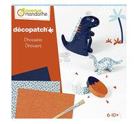 MY MANDARINE KC114C - Coffret créatif - Technique Décopatch - À partir de 6 ans - DINOSAURES