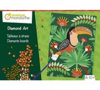 Avenue Mandarine KC149C - Boite Créative enfant - 4 planches à décorer + 700 diamants lumineux - À partir de 6 ans - DIAMOND ART