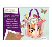 Avenue Mandarine KC158C - Boîte créative enfant - LANTERNE À CONSTRUIRE - en CARTON - À partir de 6 ans - Thème LICORNES