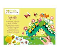 MY MANDARINE KC167C - Coffret créatif enfant - PATES A MODELER ET GOMMETTES - À partir de 2 ans - FEES