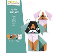 MY MANDARINE OR509C - Une pochette INITIATION My little ORIGAMI - 20 feuilles 12x12 cm 70g (avec modèle de pliage inclus) - À partir de 5 ans - CHIEN