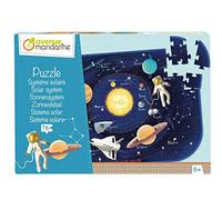 MY MANDARINE PU017C - Puzzle éducatif Enfant 76 pièces - A partir de 6 ans - Système solaire