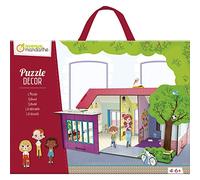 MY MANDARINE PU018C Puzzle Décor L'École puzzle éducatif 4ans+