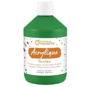 MY MANDARINE RB0250500626C - Peinture ACRYLIQUE mate RAINBOW - Pot 500 ml - VERT FONCÉ