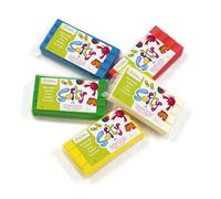 AVENUE MANDARINE SO0870005K01C - Un Lot de 5 pains de Pâte à Modeler enfant Softy - 500 g - Modelage pour enfants - 5 couleurs classiques Rouge, bleu, blanc, vert, jaune - Pâte très souple