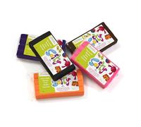 MY MANDARINE SO0870005K02C - Un Lot de 5 pains de Pâte à Modeler enfant Softy - 500 g - Modelage pour enfants - 5 couleurs complémentaires Rose, Orange, Violet, Marron, Noir - Pâte très souple