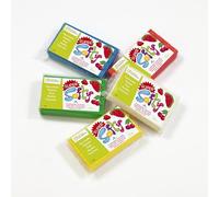 MY MANDARINE SO0880005K01C - Lot de 5 pains de 350 g de PATE A MODELER - SuperSofty - À partir de 2 ans - Couleurs assorties de BASE