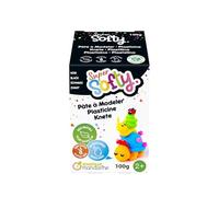 MY MANDARINE SO0880100100C - Une Boite de 100 g de PATE A MODELER - SuperSofty - À partir de 2 ans - NOIR