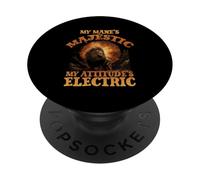 My MANE'S Majestic My ATTITUDE'S Electric PopSockets PopGrip Adhésif