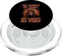 My MANE'S My Glory My LAUGH'S My Story PopSockets PopGrip pour MagSafe