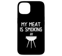 My Meat is Smoking Barbecue Humoristique pour Papa Coque pour iPhone 13