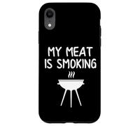 My Meat is Smoking Barbecue Humoristique pour Papa Coque pour iPhone XR