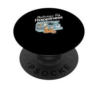 My Medicine for Happiness Called Cats Every Day, Chaton PopSockets PopGrip Adhésif